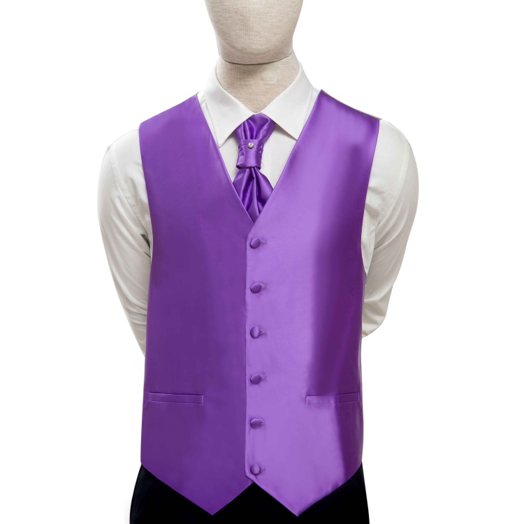 紫色工作服滌絲馬甲