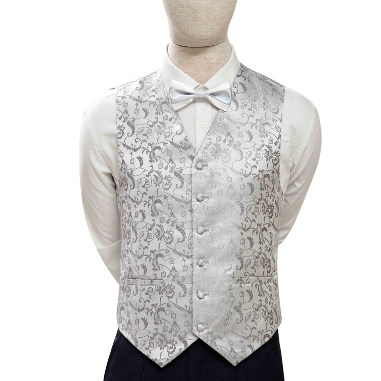 銀灰色工作服馬甲