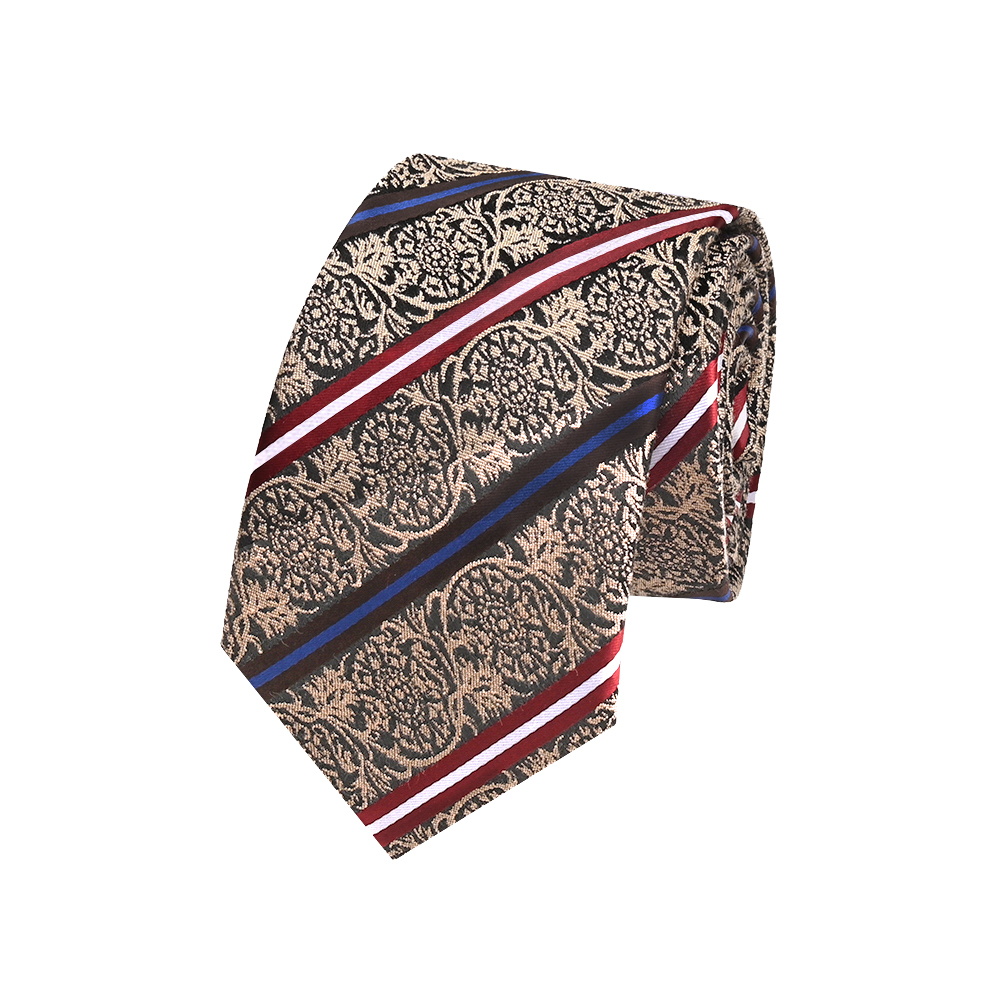 時尚男士領帶滌絲條紋領帶